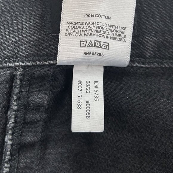 Express 70s Flare Jeans Women’s Size 6 Long 6L Black Mid‎ Rise - Picture 12 of 12